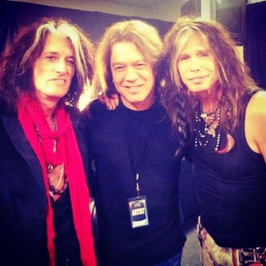 Eddie Van Halen and Aerosmith